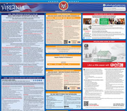 All-in-one va labor law poster